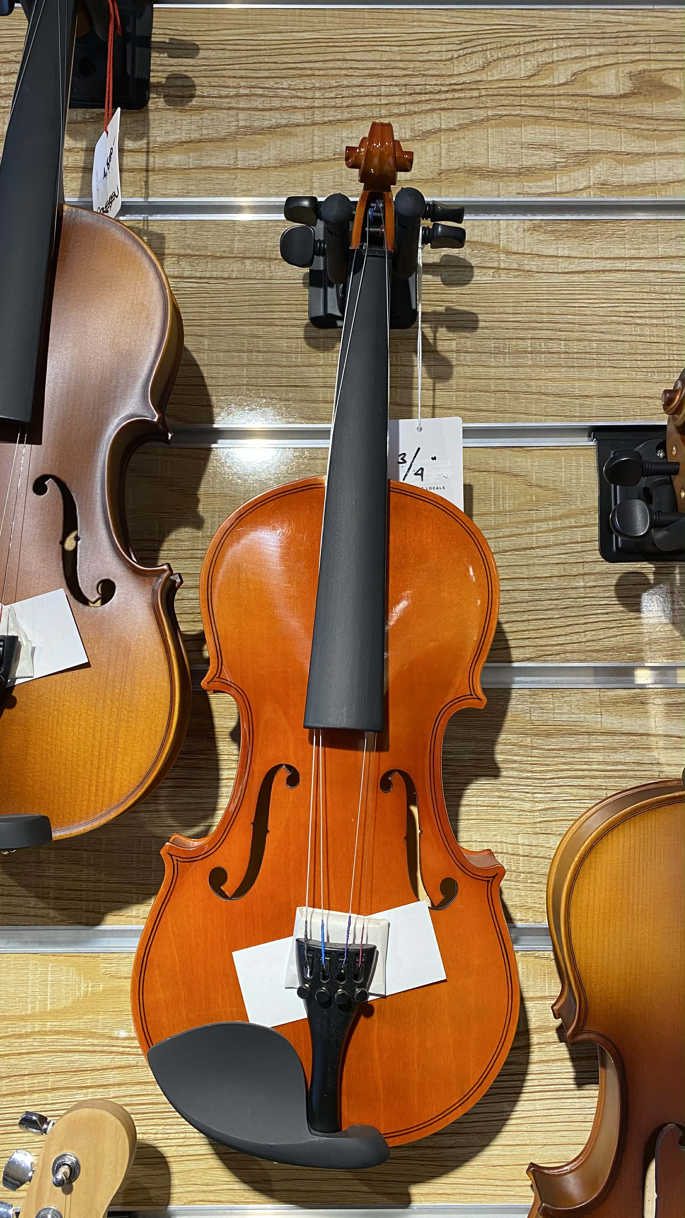 Grebeu Beginner Violin – Traditional Satin/Gloss Finish 3/4