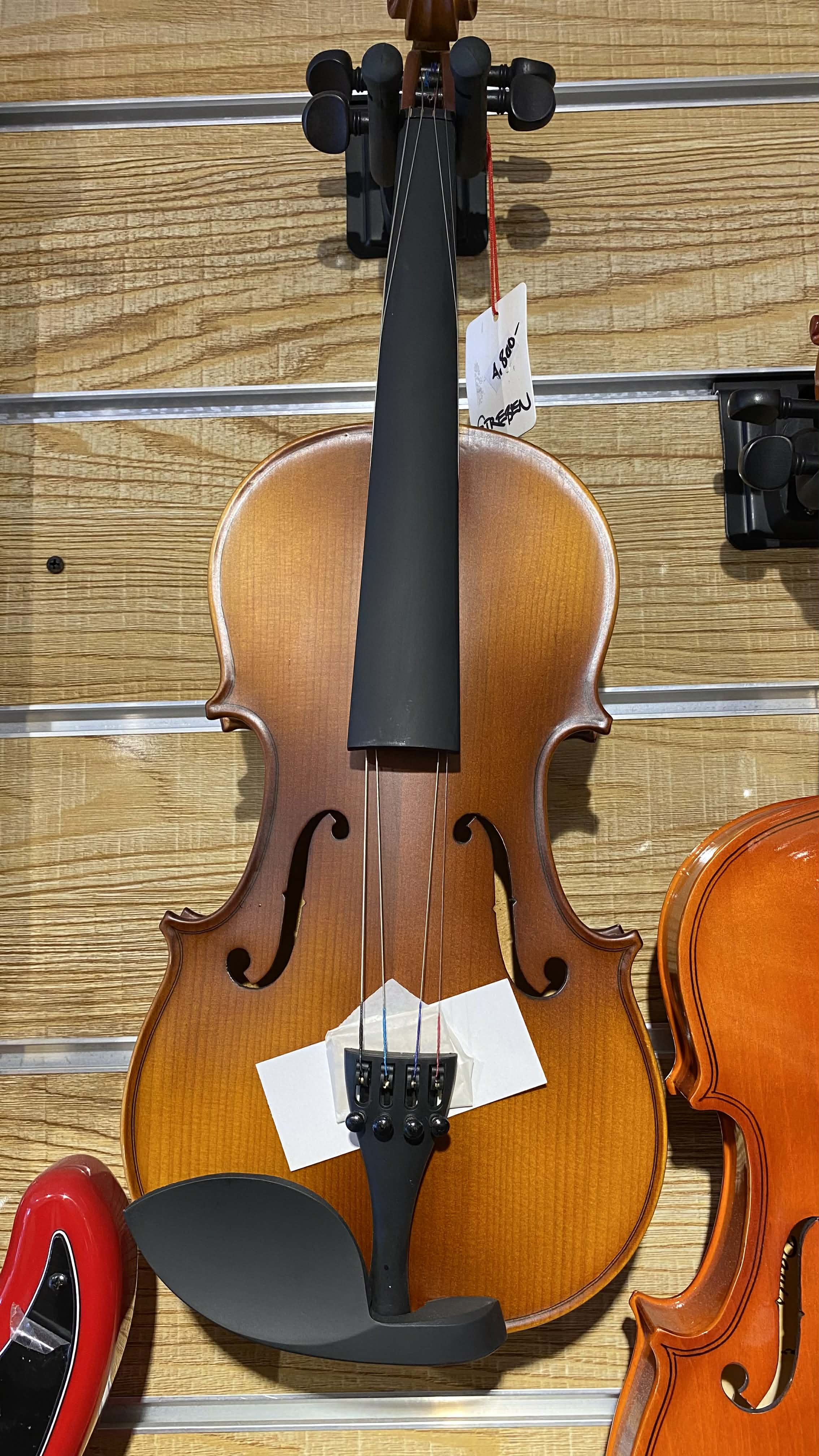 Grebeu Beginner Violin – Traditional Satin/Gloss Finish 4/4